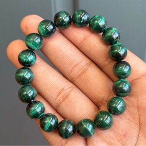 Malachite Crystal Bracelet 11.5mm